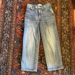 NWT size 26 Slim wide leg crop Madewell jeans